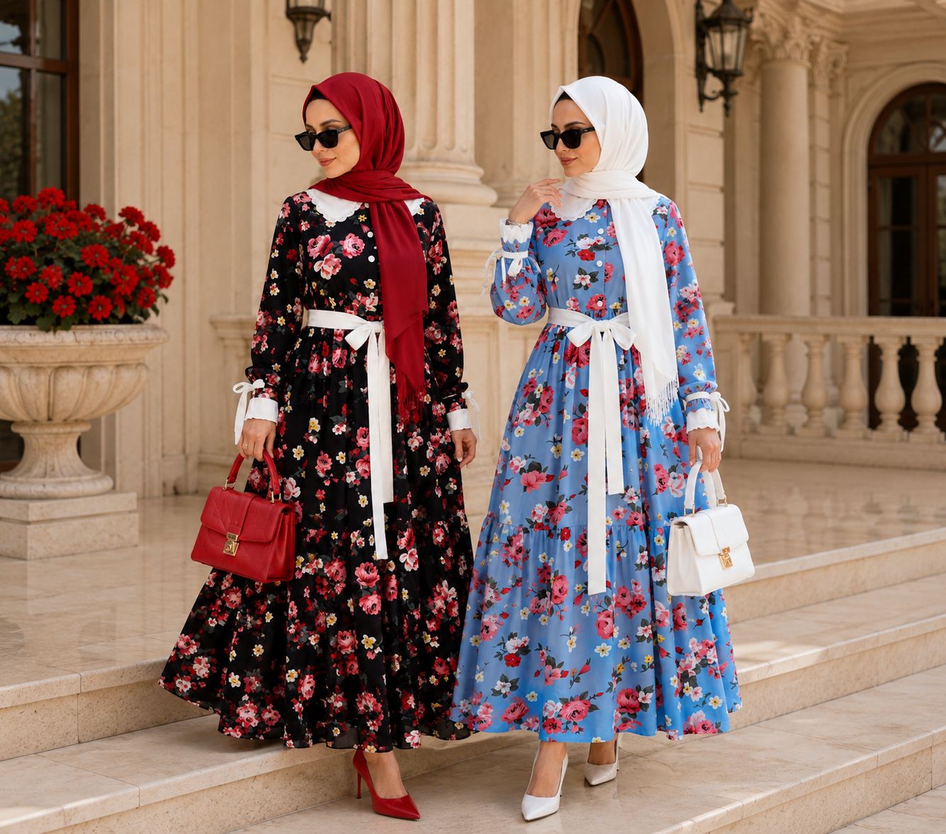 پیراهن گل ناز